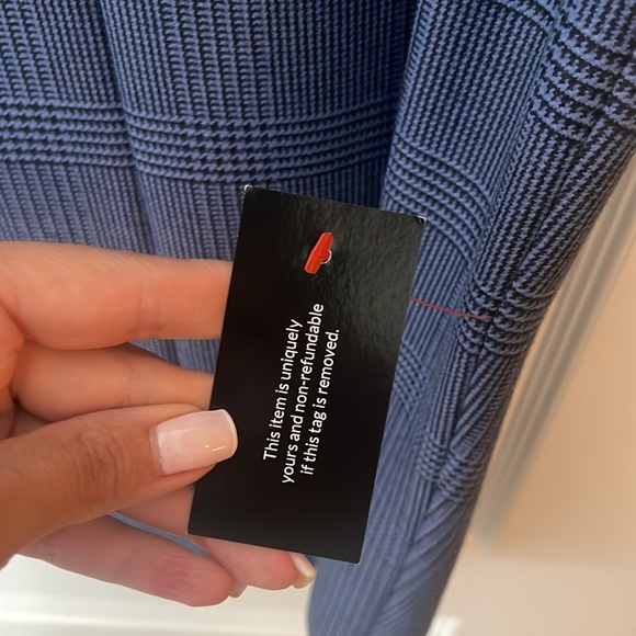 Boss Dechesta Plaid Seamed Sheath Dress - Brand New - Sz 6 - Picture 9 of 9